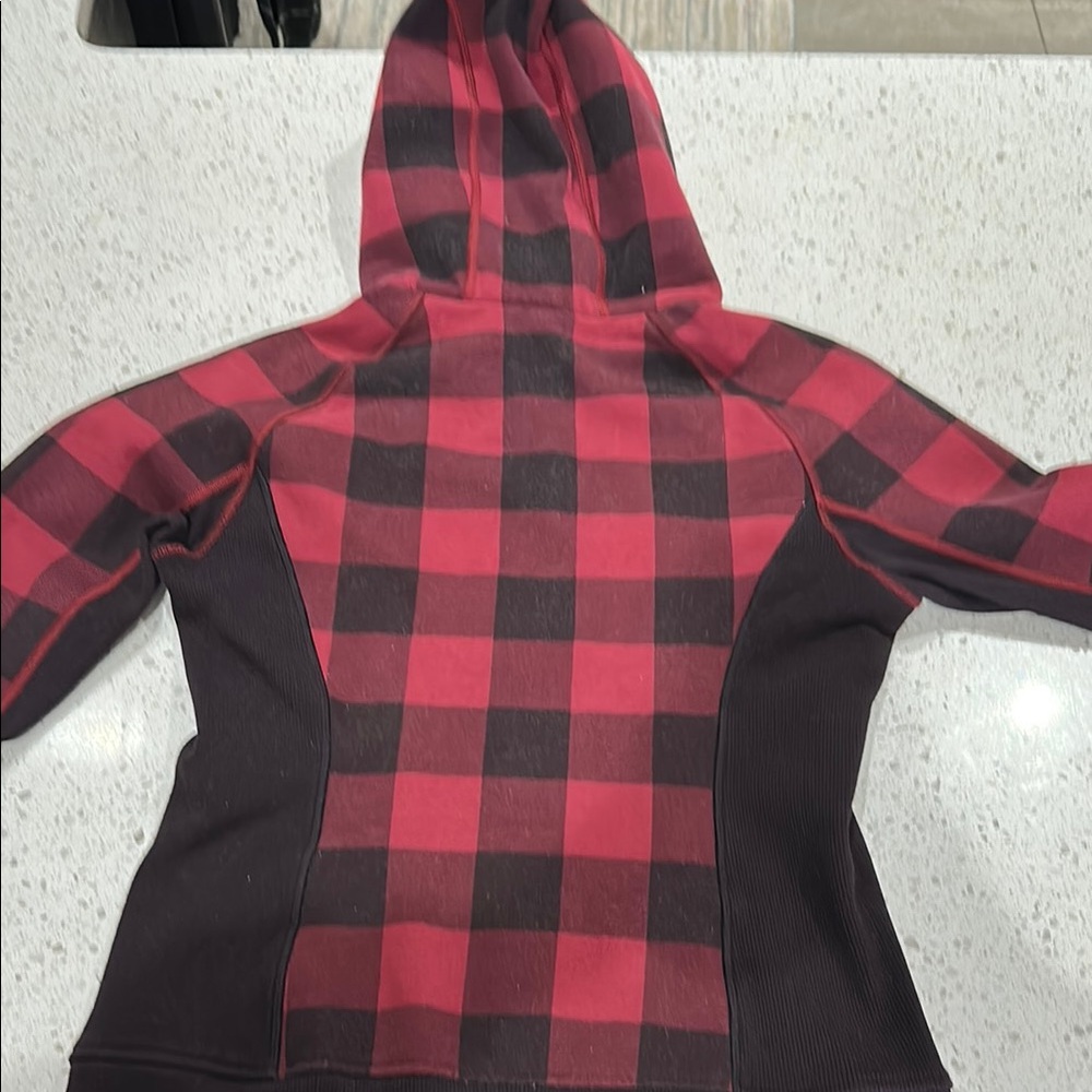 Red And Black Checkered Hoodie - image 2